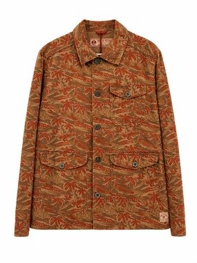 Iron And Resin Interstate Men's Neutral Patterned Utility Jacket M